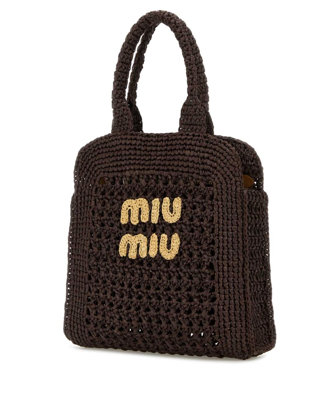 MIU MIU Коричневая сумка тоут, фото 2