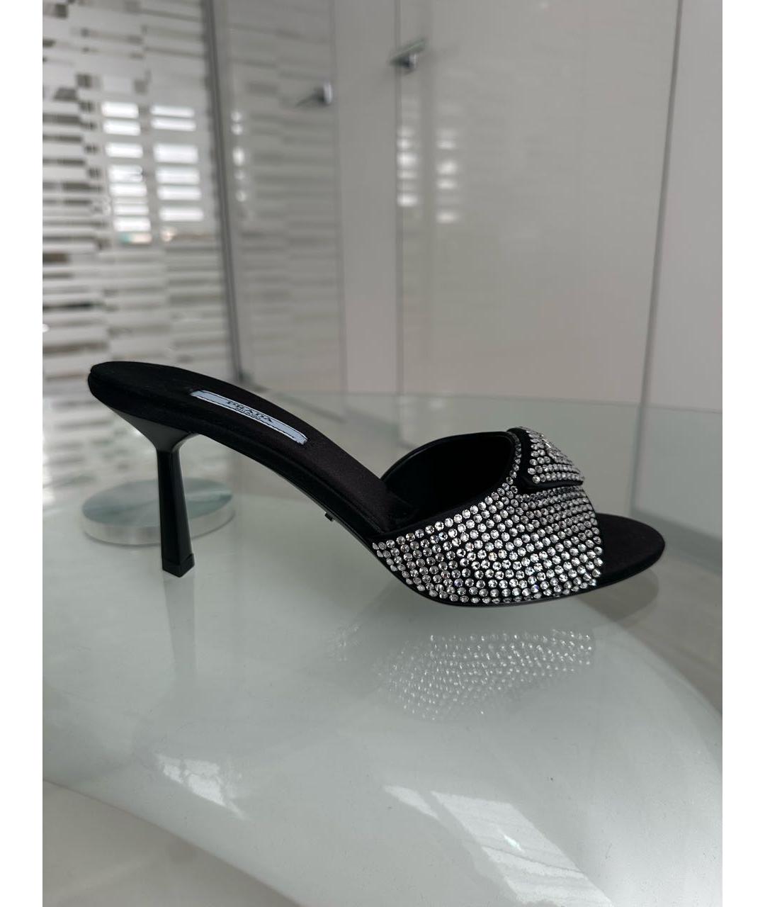 PRADA Черные мюли, фото 9