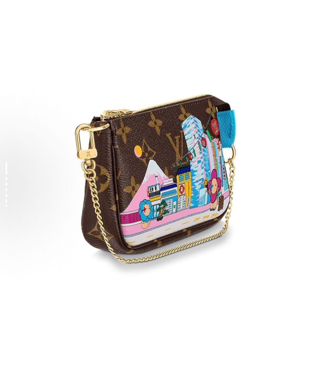 LOUIS VUITTON Коричневая сумка с короткими ручками из лакированной кожи, фото 3