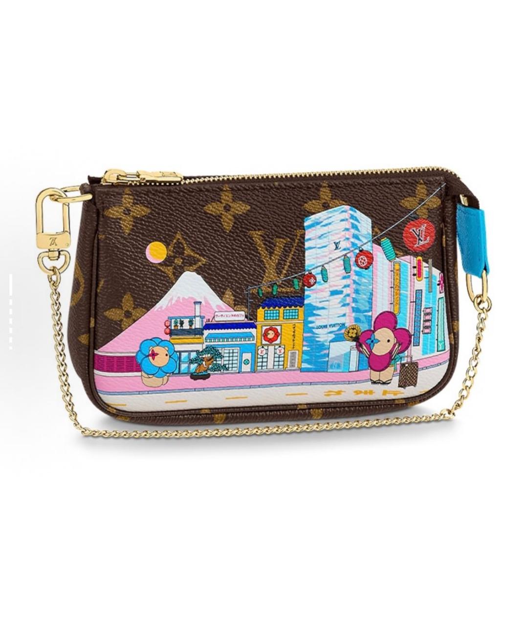 LOUIS VUITTON Коричневая сумка с короткими ручками из лакированной кожи, фото 2
