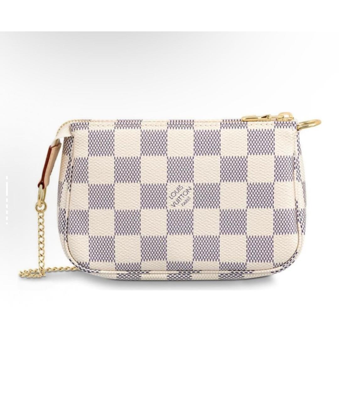LOUIS VUITTON Серая кожаная сумка с короткими ручками, фото 2