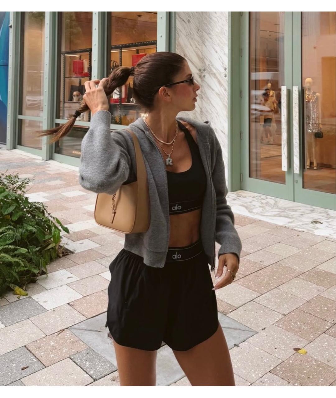 ALO YOGA Черные шорты, фото 6