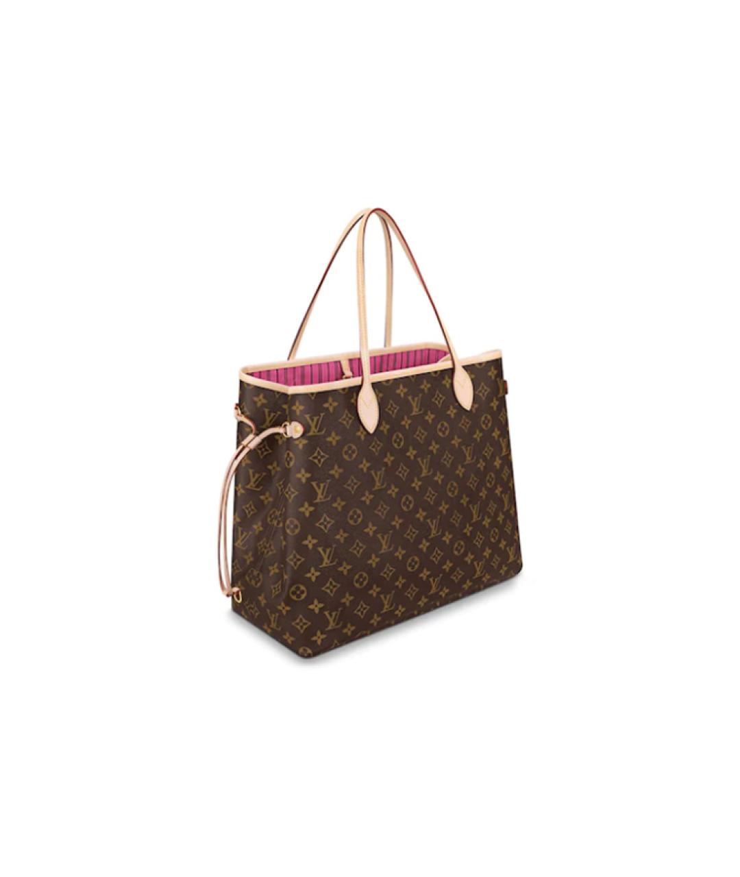 LOUIS VUITTON Коричневая сумка с короткими ручками, фото 3
