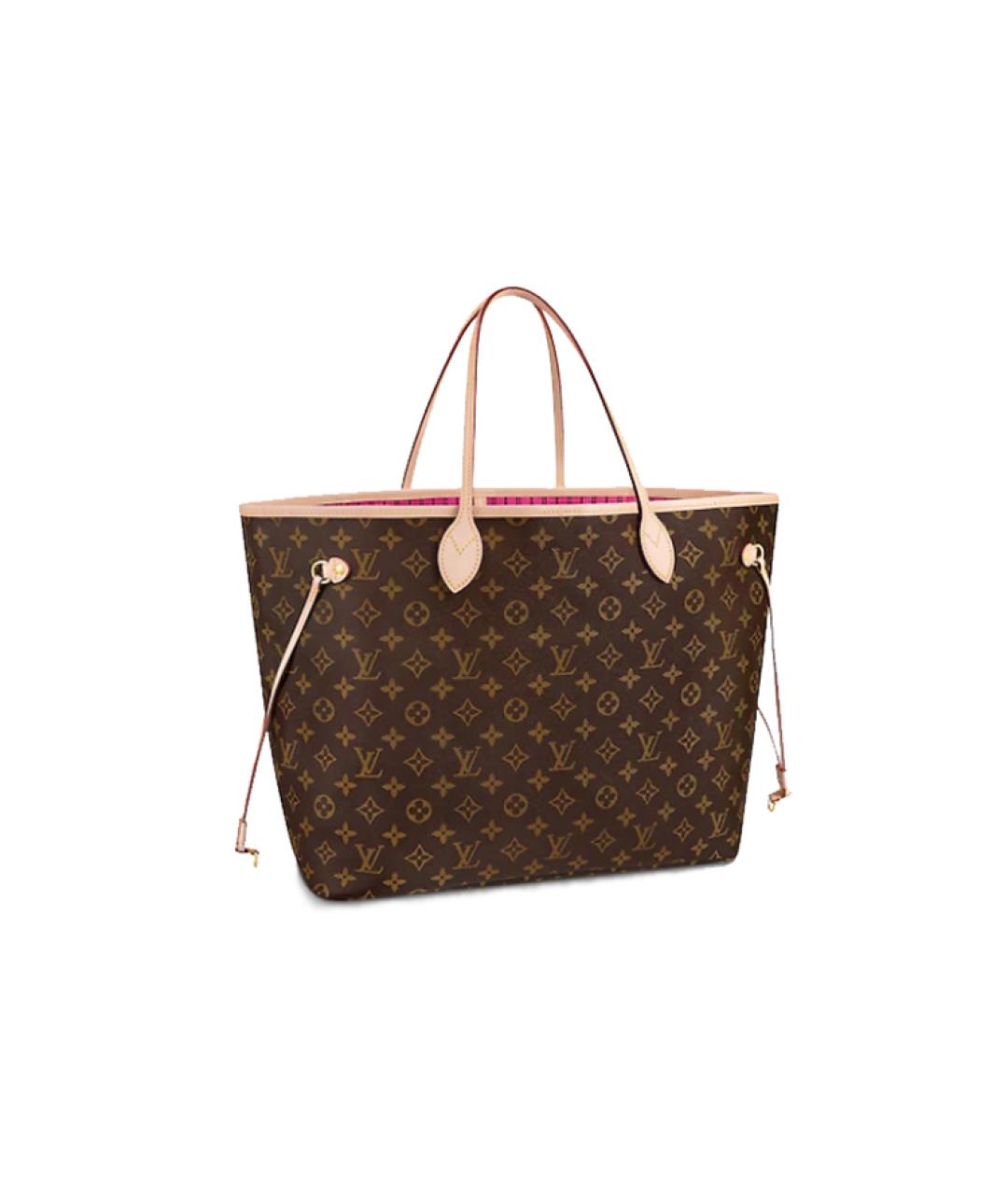 LOUIS VUITTON Коричневая сумка с короткими ручками, фото 2