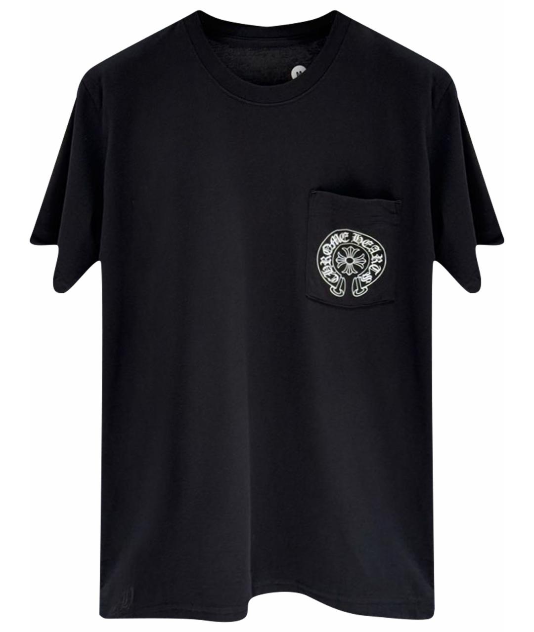CHROME HEARTS Черная хлопковая футболка, фото 1