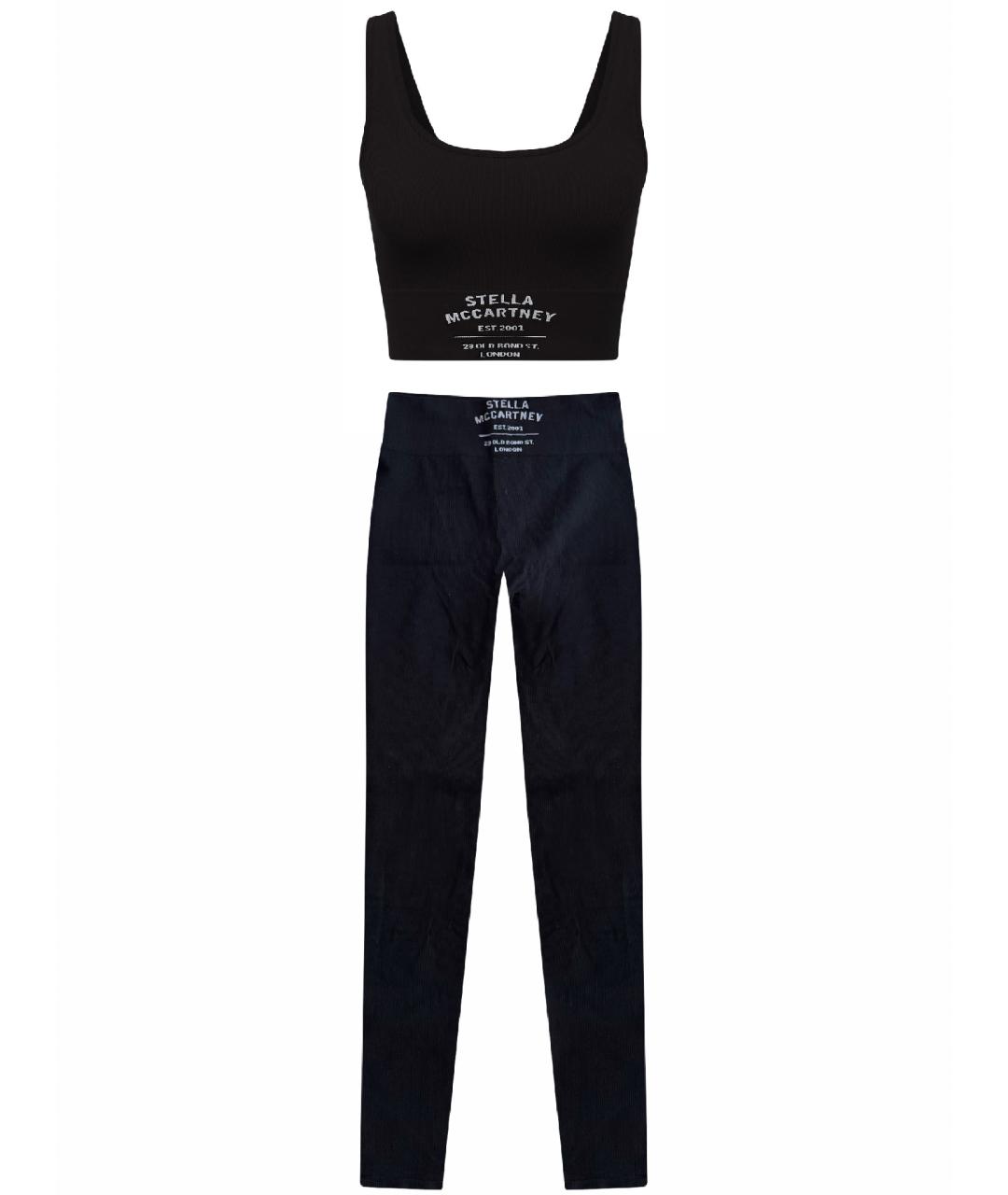 STELLA MCCARTNEY Черный хлопковый спортивные костюмы, фото 1