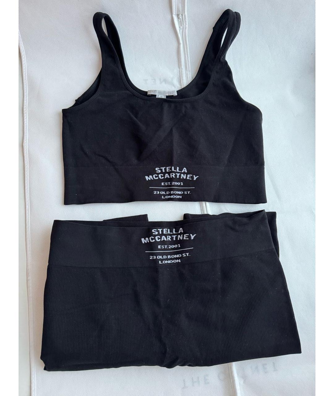 STELLA MCCARTNEY Черный хлопковый спортивные костюмы, фото 5