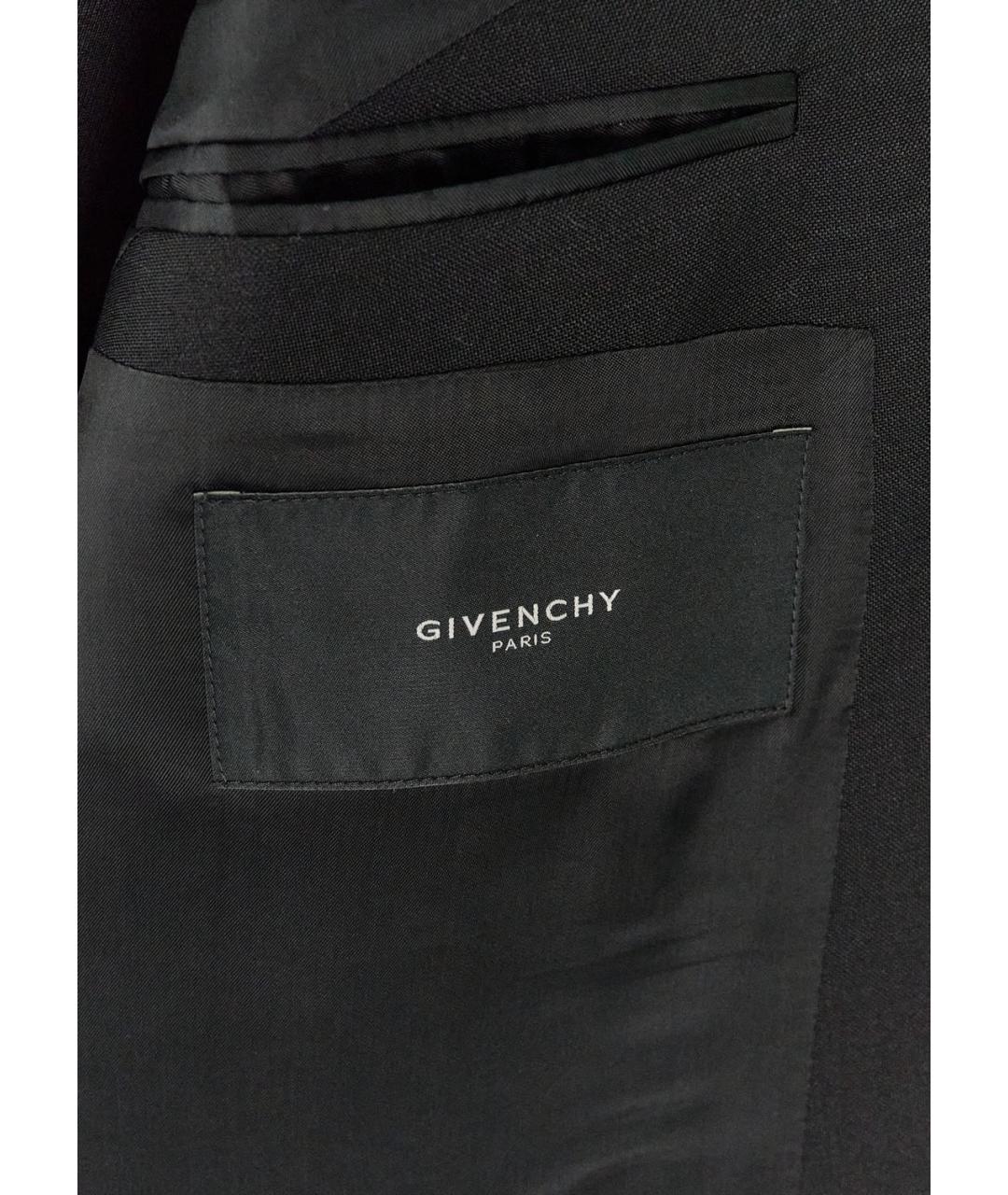 GIVENCHY Черный шерстяной пиджак, фото 3