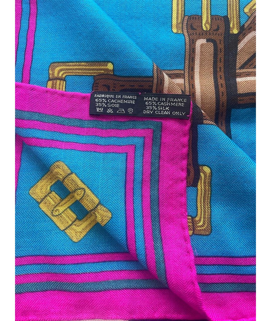 HERMES Кашемировый платок, фото 2