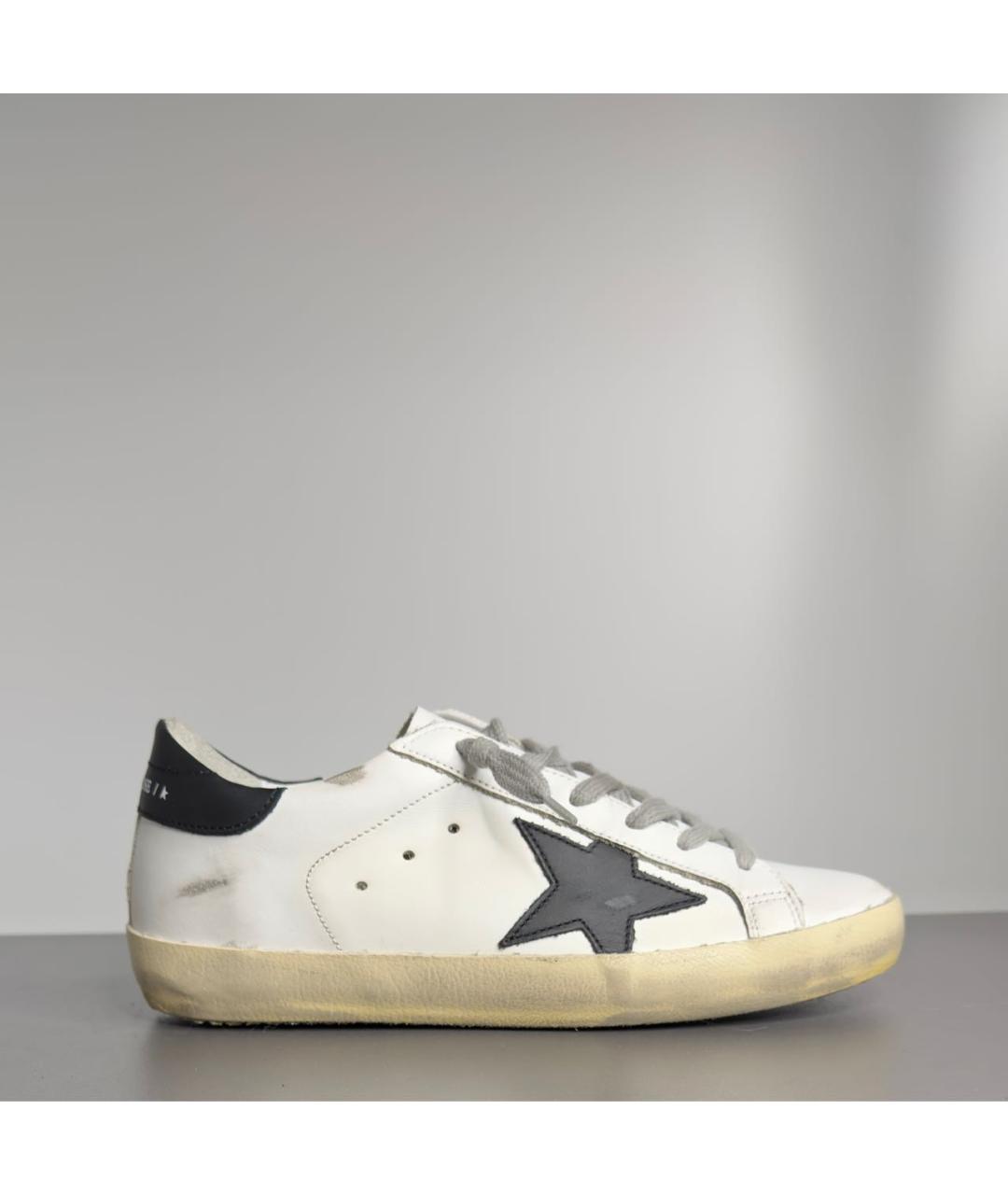 GOLDEN GOOSE DELUXE BRAND Белые кожаные кеды, фото 9