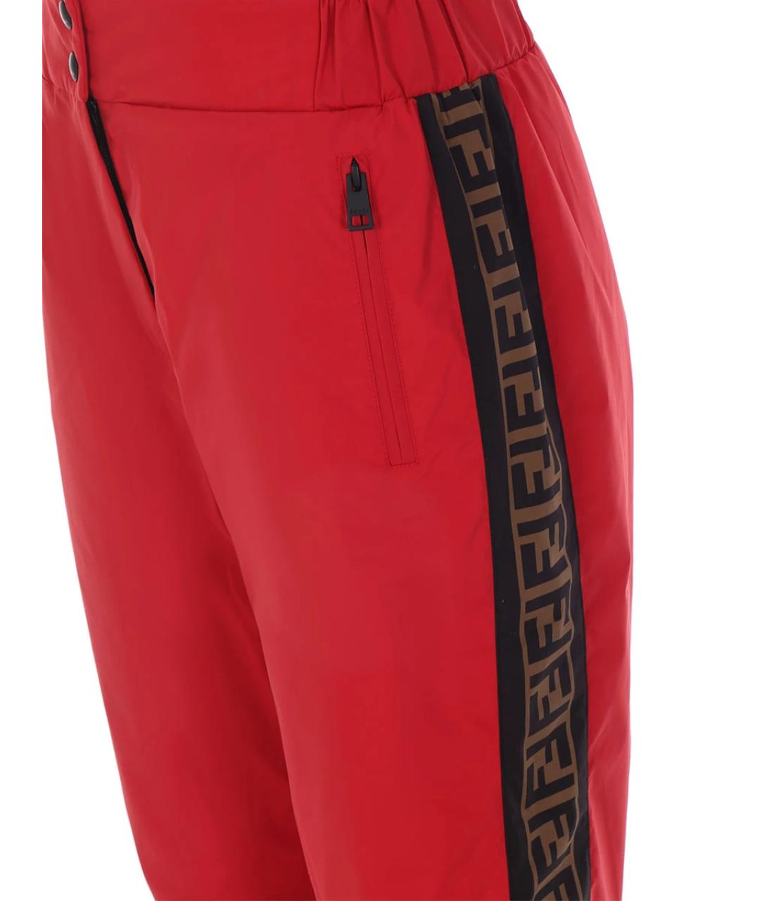 FENDI Красные спортивные брюки и шорты, фото 3