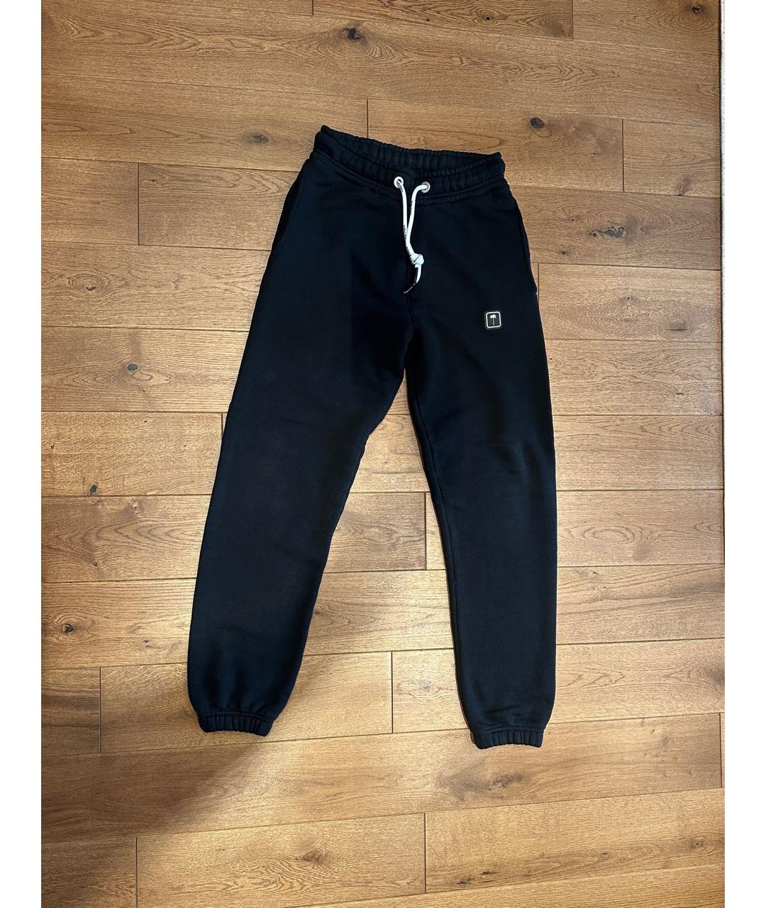 PALM ANGELS Черные хлопковые повседневные брюки, фото 6