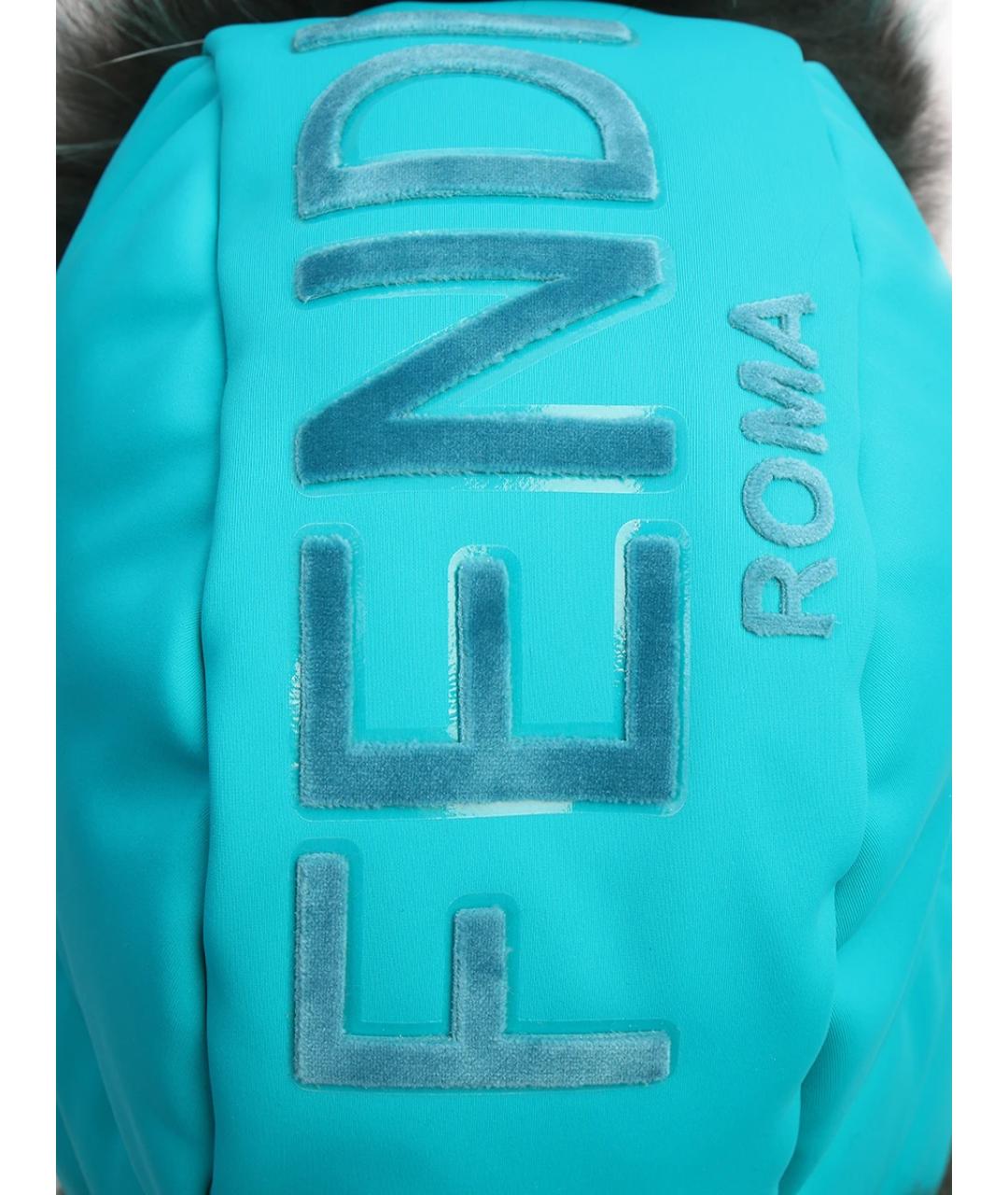 FENDI Бирюзовая шапка, фото 3