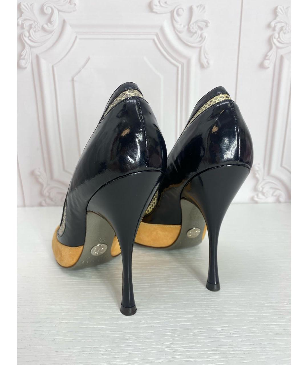 DOLCE&GABBANA Мульти кожаные туфли, фото 4