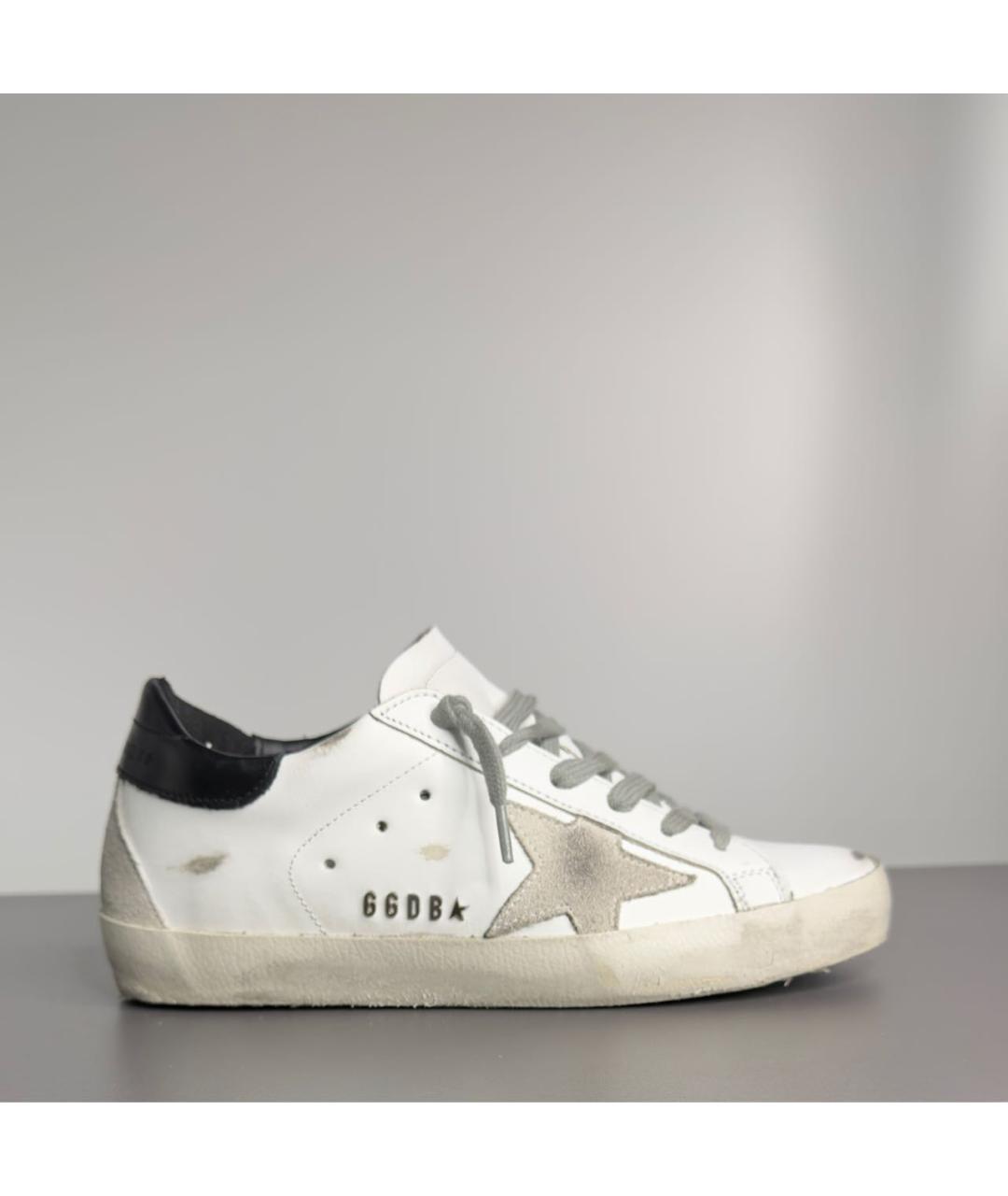 GOLDEN GOOSE DELUXE BRAND Белые кожаные кеды, фото 9