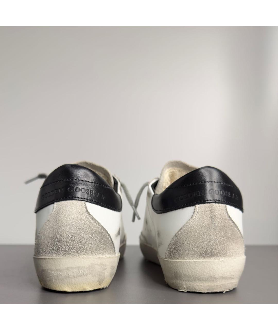 GOLDEN GOOSE DELUXE BRAND Белые кожаные кеды, фото 4