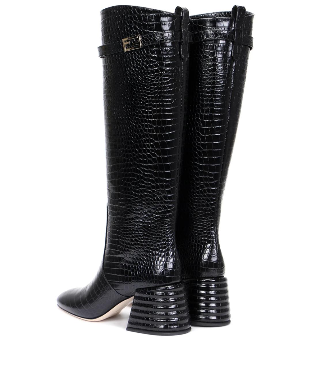 FENDI Черные сапоги, фото 2