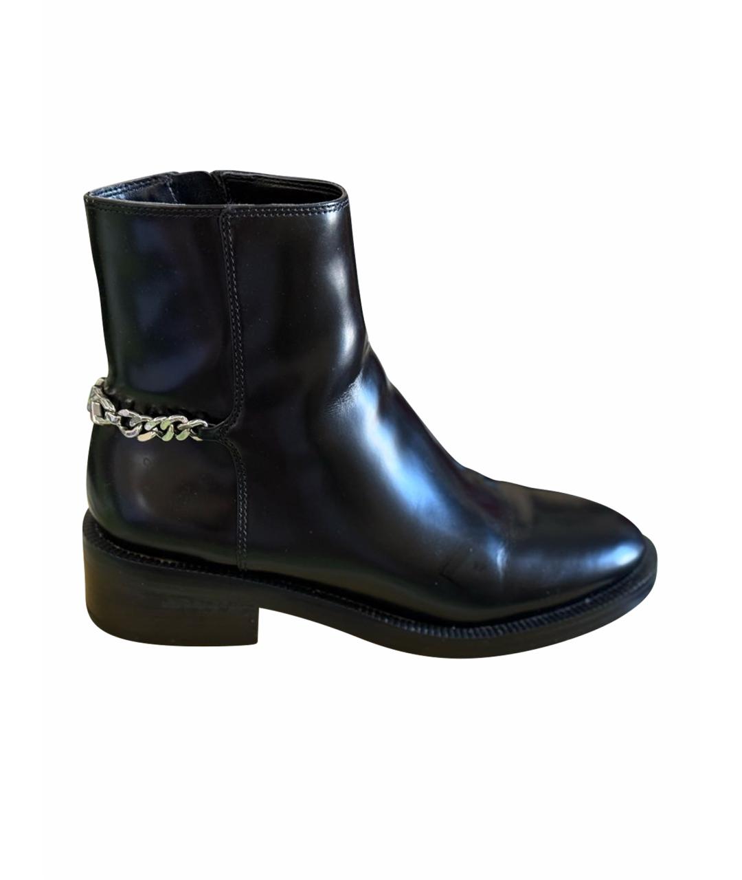 MICHAEL MICHAEL KORS Черные полусапоги из лакированной кожи, фото 1
