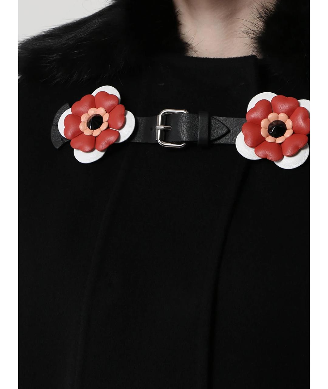 FENDI Черное пальто, фото 5