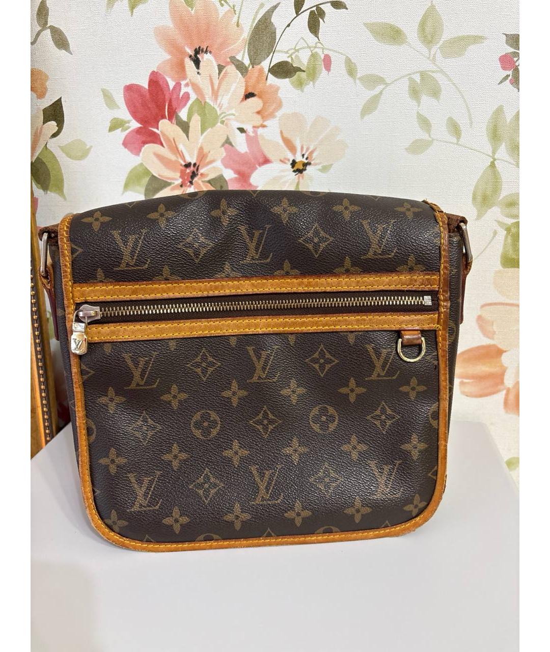 LOUIS VUITTON Коричневая сумка через плечо, фото 4