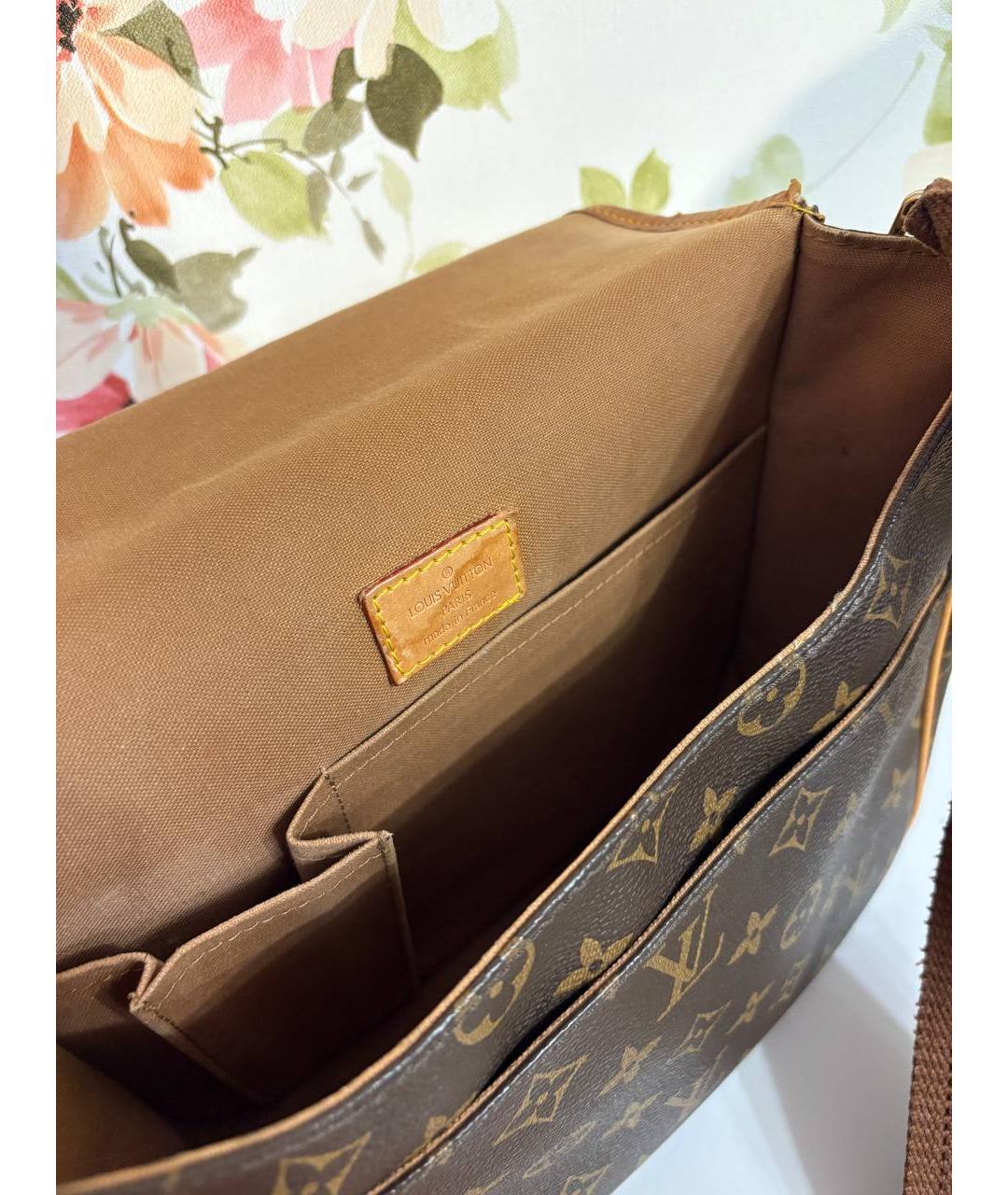 LOUIS VUITTON Коричневая сумка через плечо, фото 2