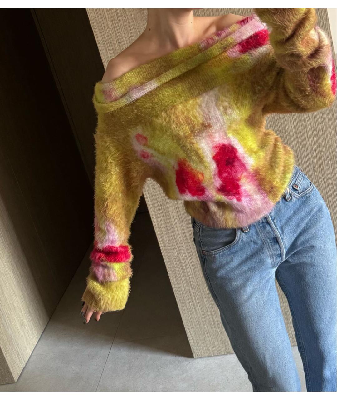ACNE STUDIOS Желтый джемпер / свитер, фото 3