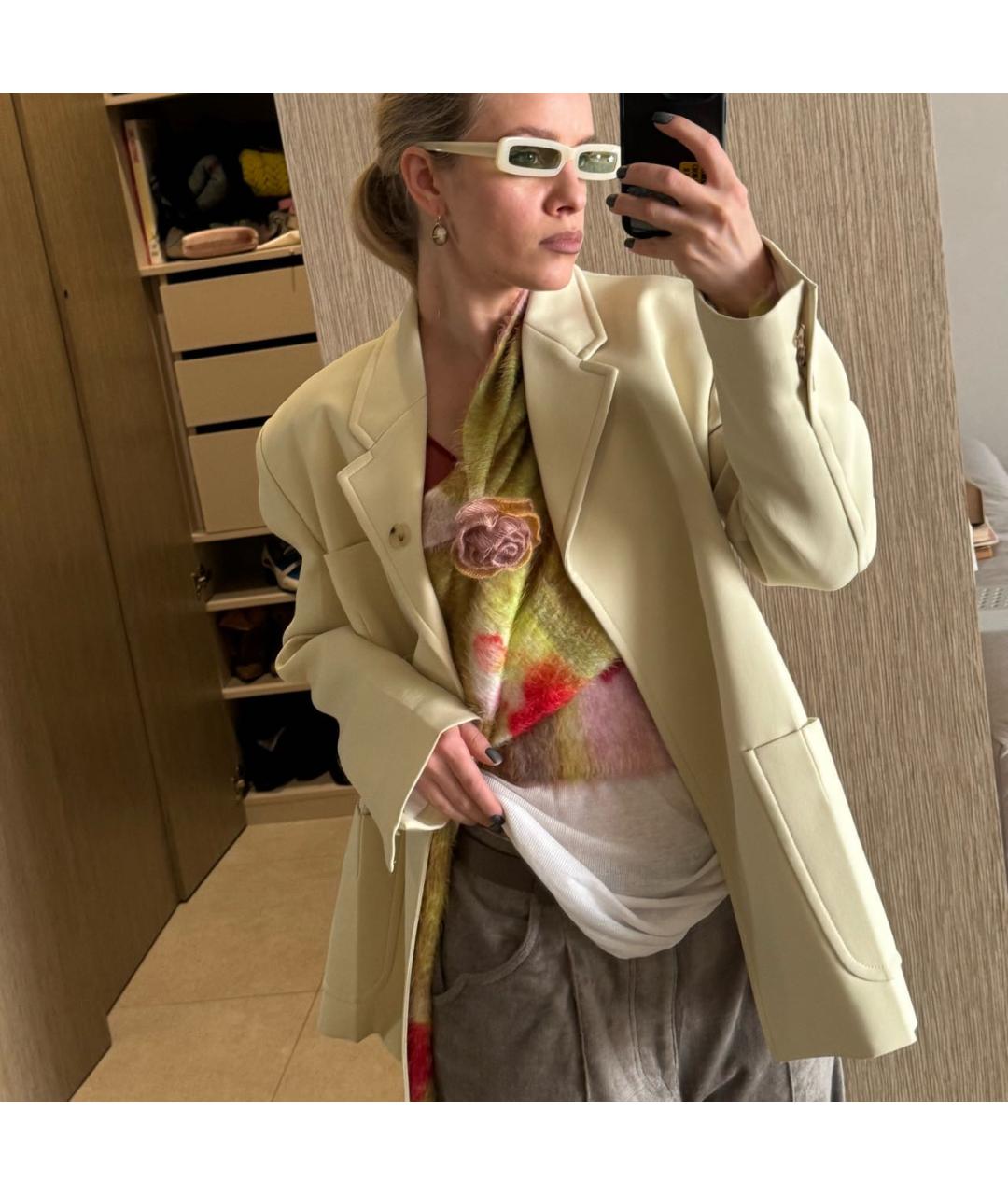 ACNE STUDIOS Желтый джемпер / свитер, фото 4