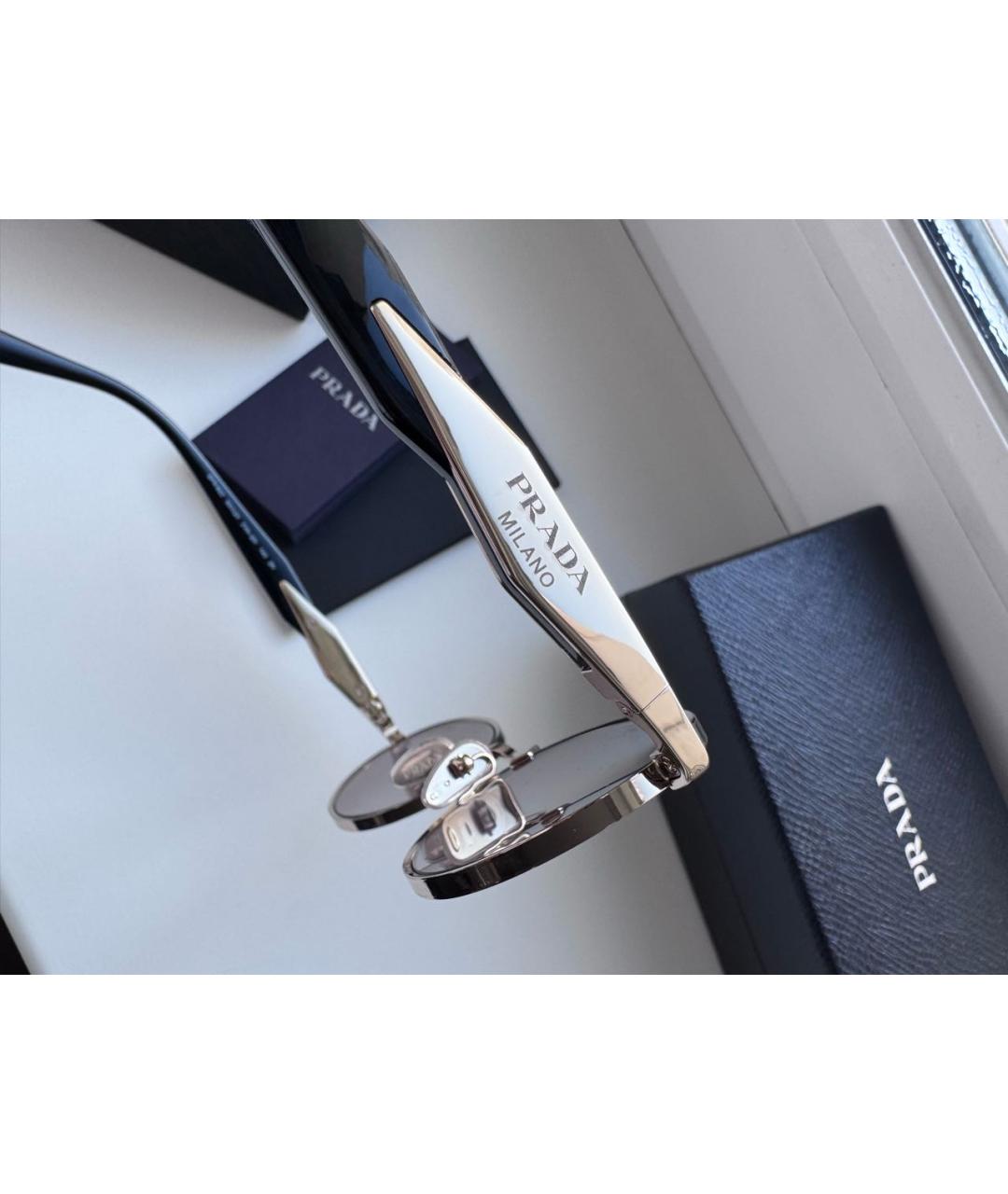 PRADA Мульти металлические солнцезащитные очки, фото 5