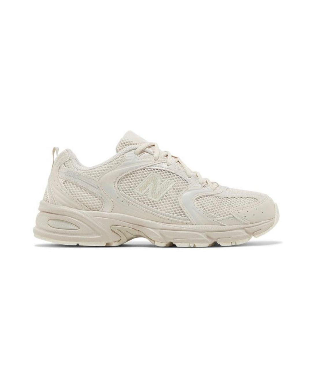 NEW BALANCE Бежевые синтетические кроссовки, фото 1
