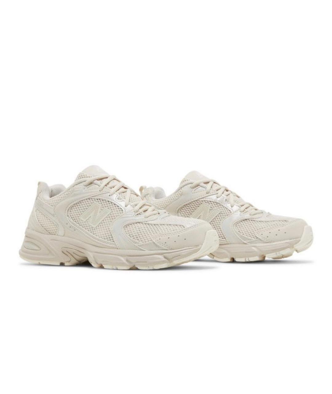 NEW BALANCE Бежевые синтетические кроссовки, фото 2