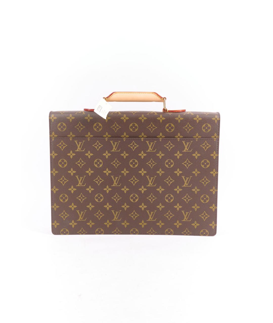 LOUIS VUITTON Коричневый портфель, фото 3