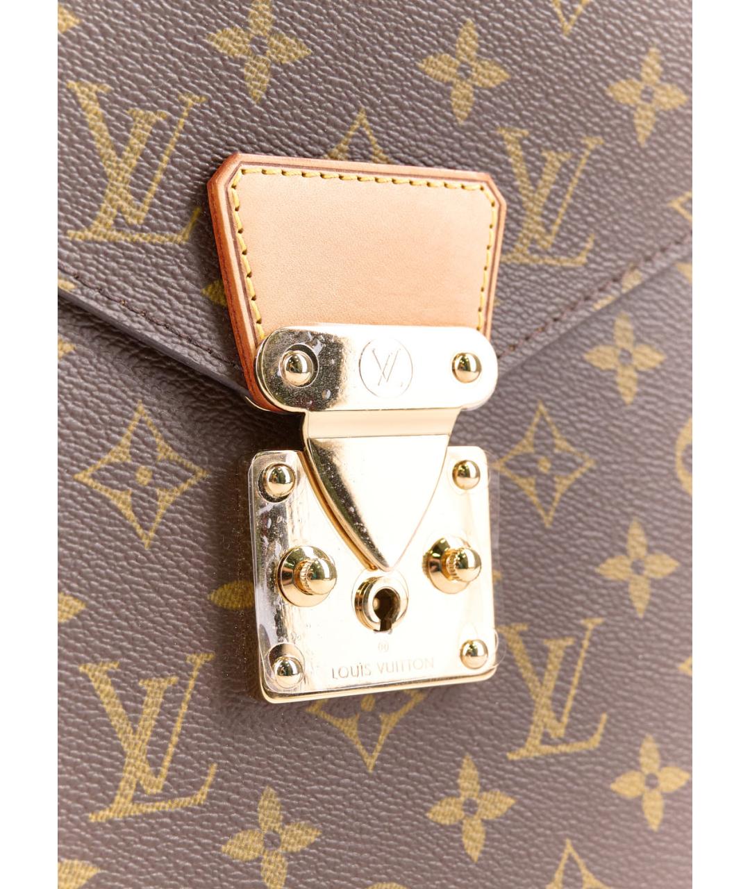 LOUIS VUITTON Коричневый портфель, фото 6
