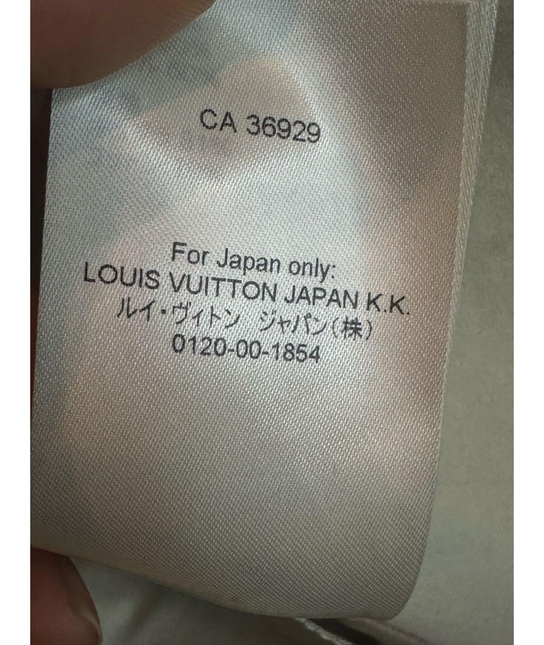LOUIS VUITTON Белая кожаная куртка, фото 4