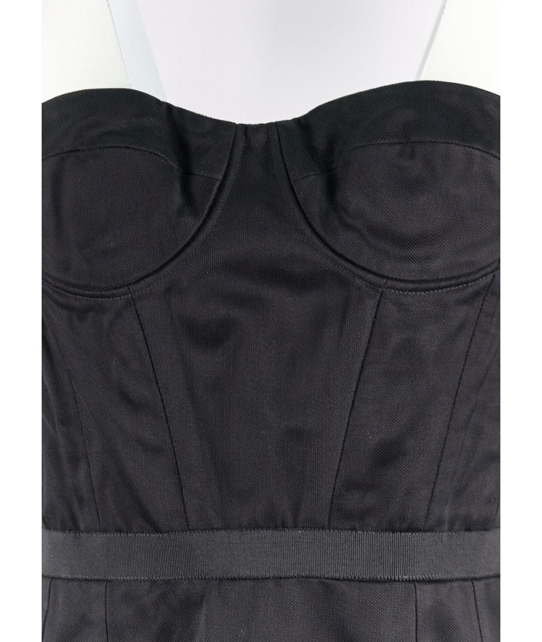 GIVENCHY Черное ацетатное повседневное платье, фото 3