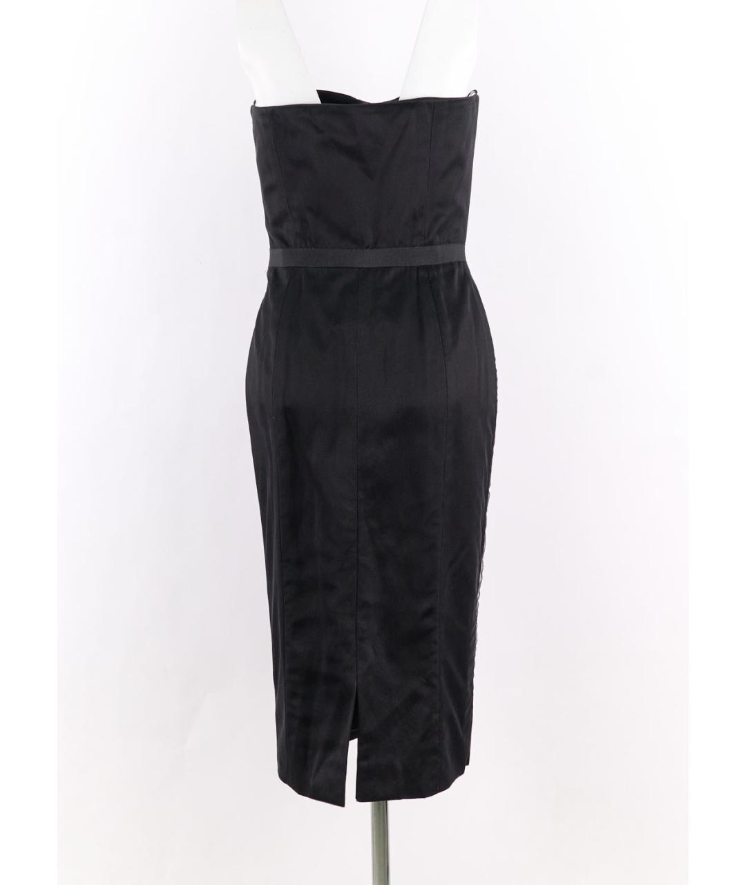 GIVENCHY Черное ацетатное повседневное платье, фото 4