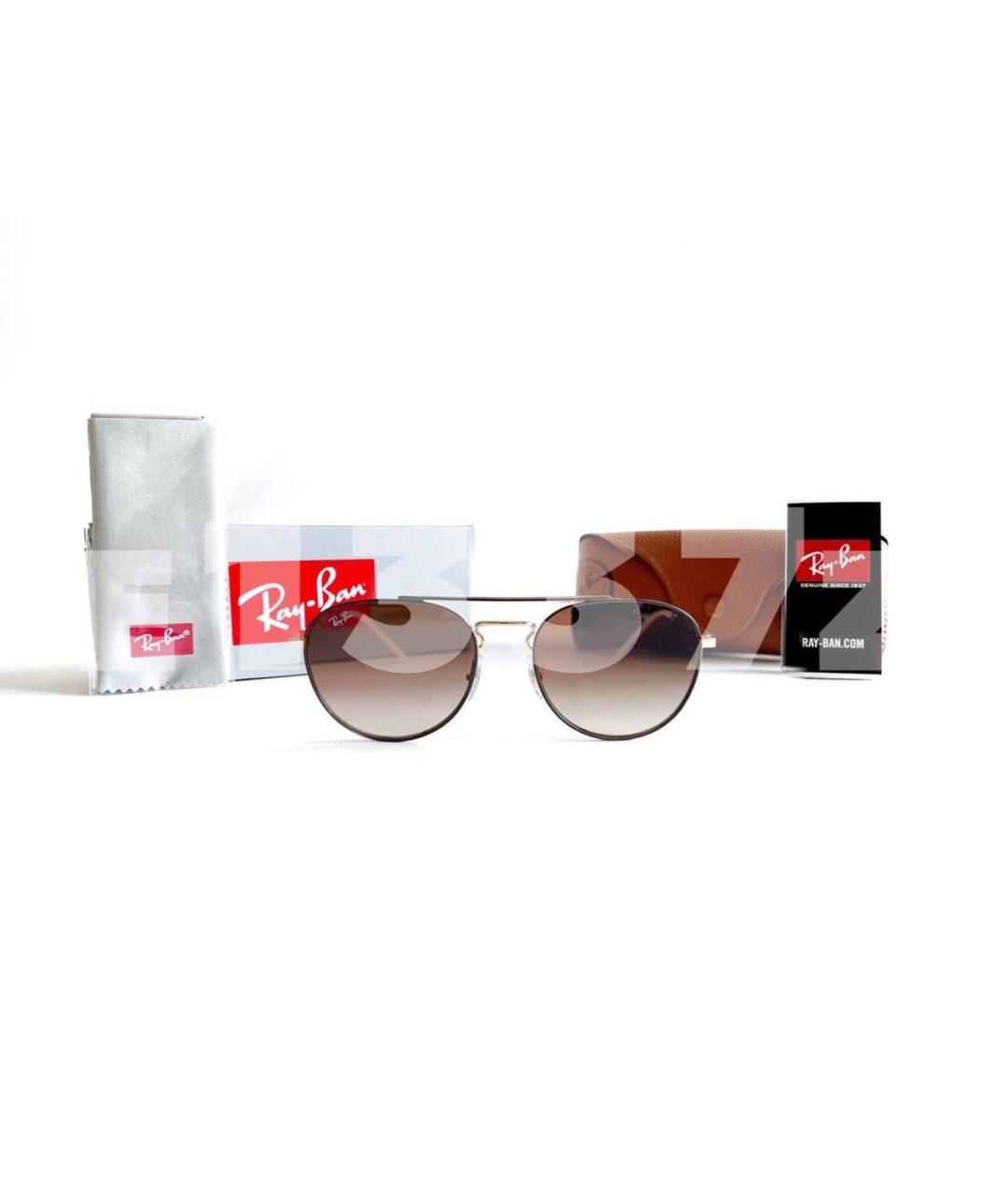 RAY BAN Коричневые солнцезащитные очки, фото 2