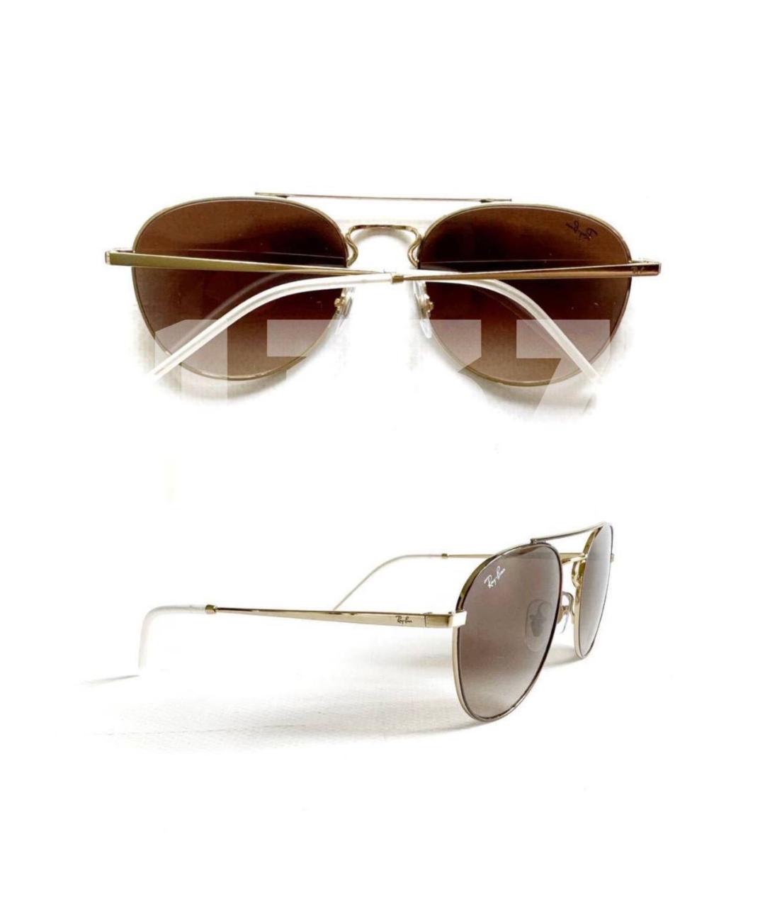 RAY BAN Коричневые солнцезащитные очки, фото 3