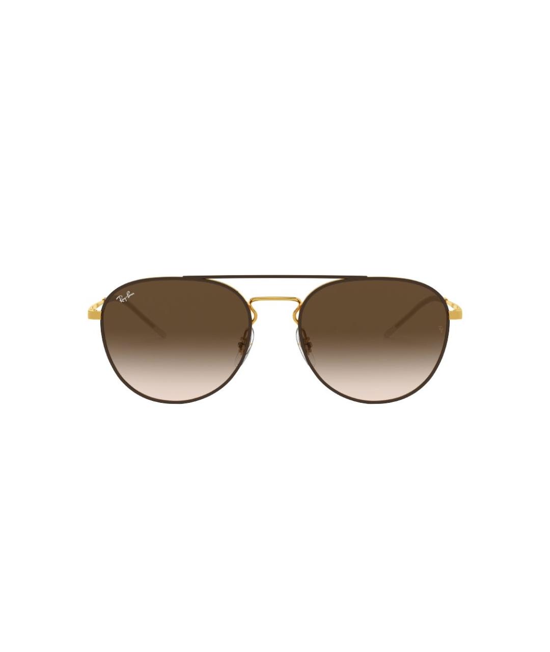 RAY BAN Коричневые солнцезащитные очки, фото 1