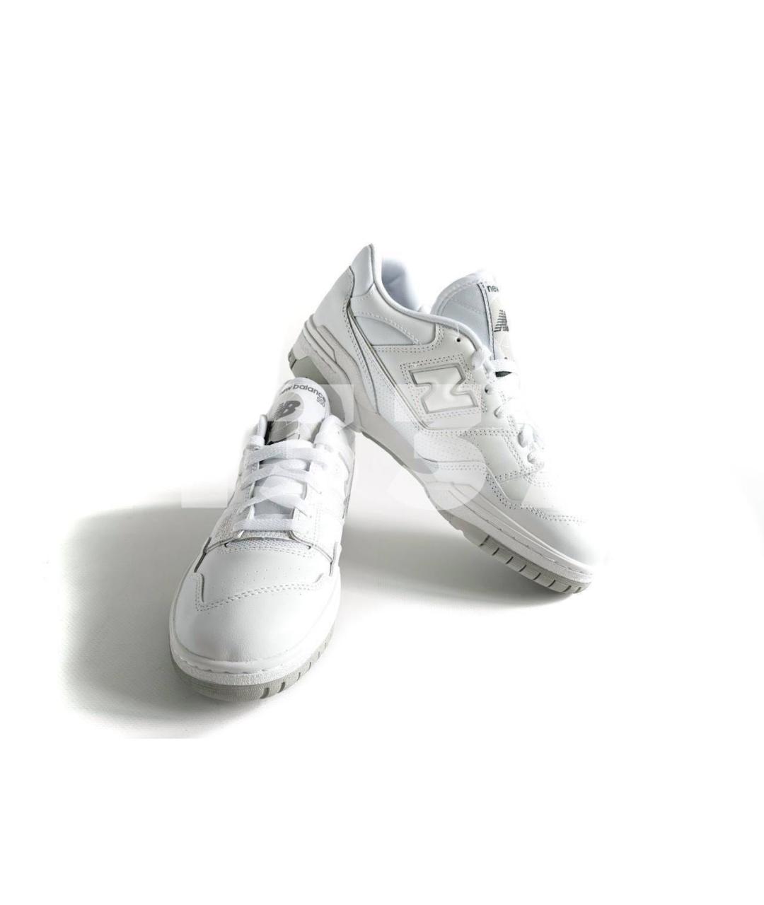 NEW BALANCE Белые кожаные низкие кроссовки / кеды, фото 2