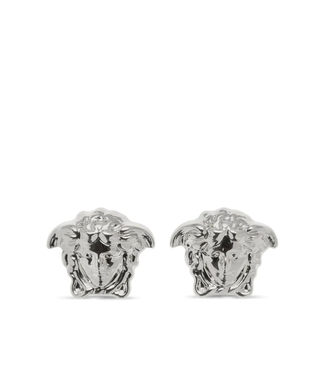 VERSACE Серебряные металлические серьги, фото 1