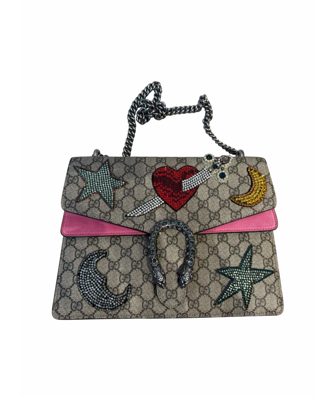 GUCCI Коричневая сумка через плечо, фото 1