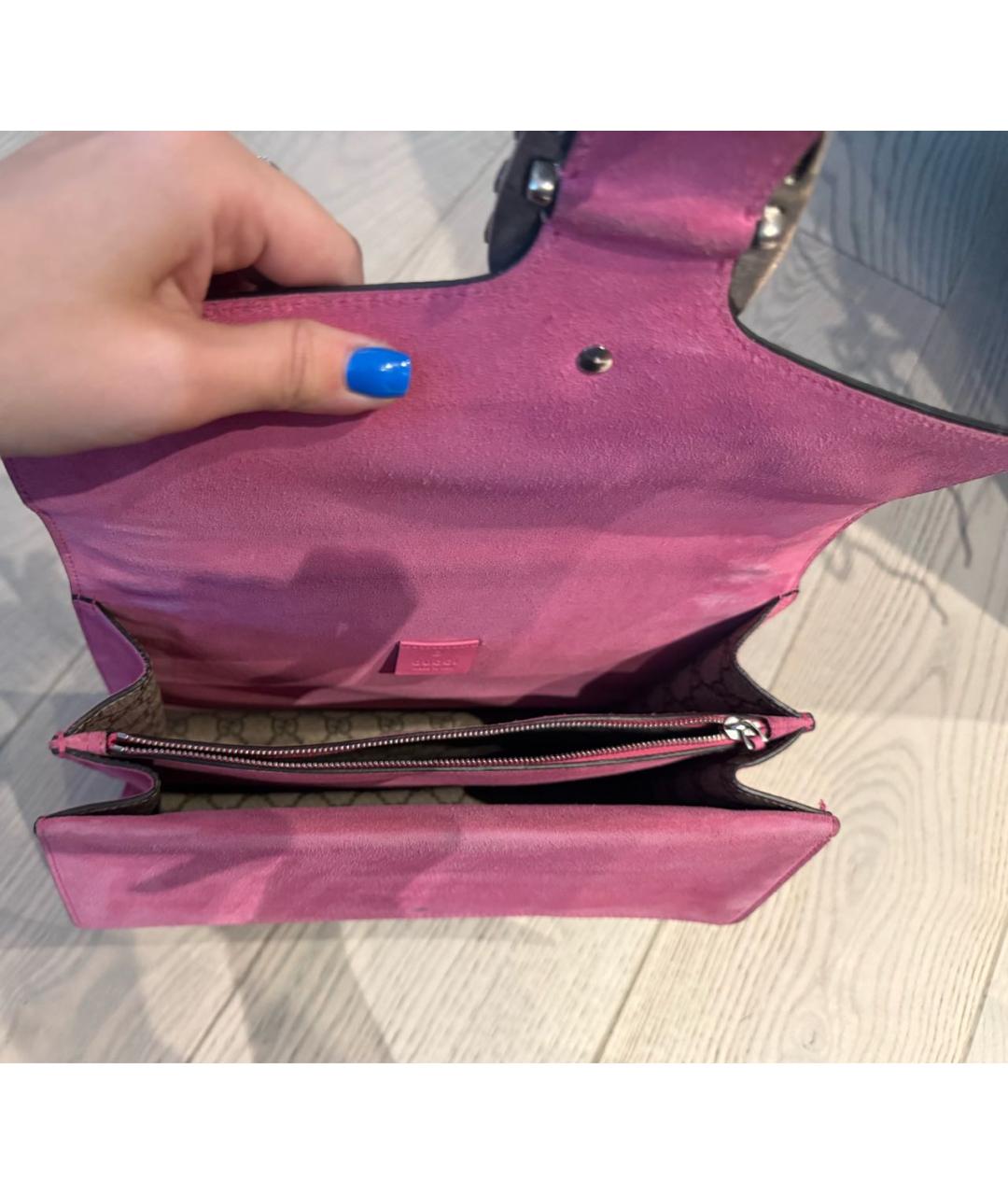 GUCCI Коричневая сумка через плечо, фото 4