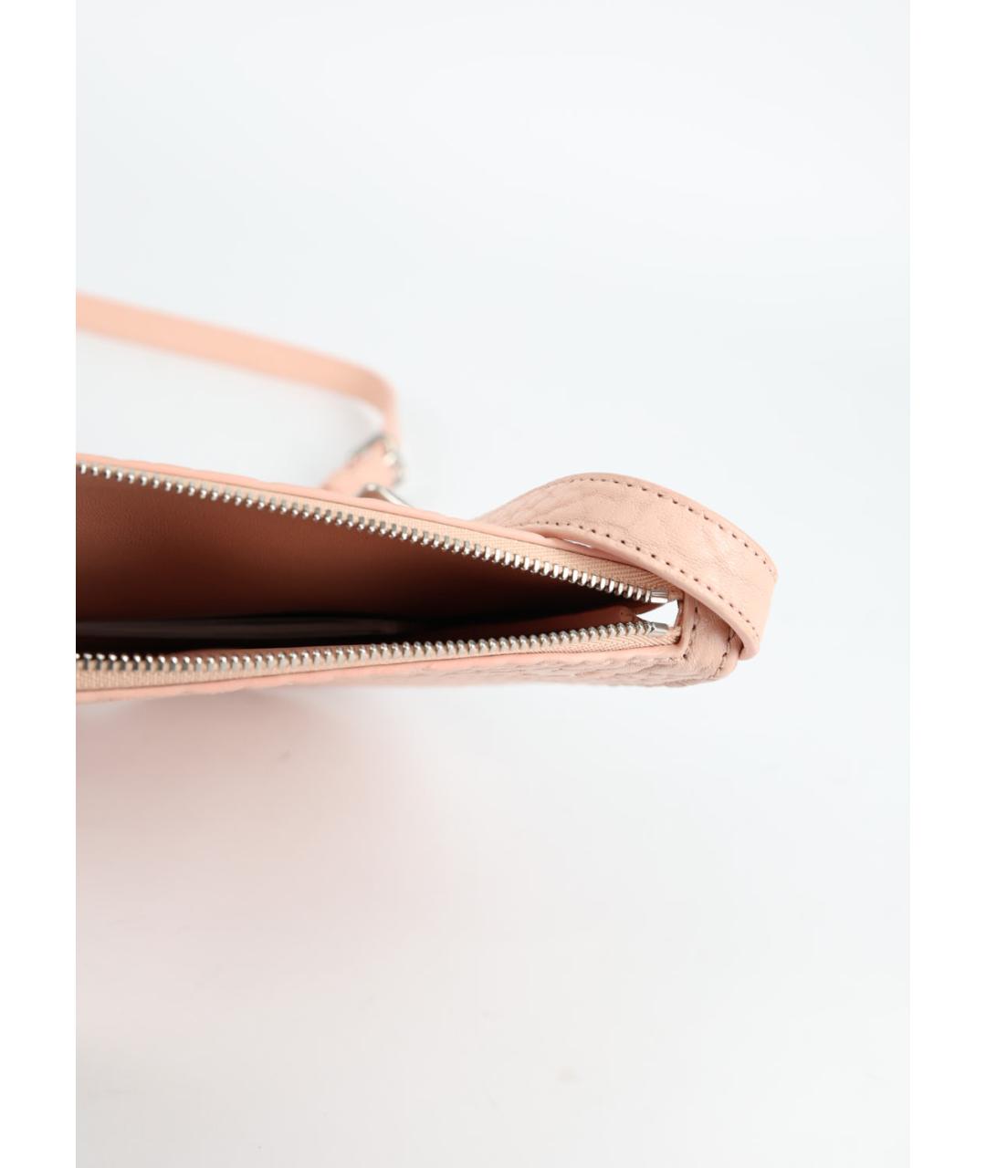 BURBERRY Розовая кожаная сумка через плечо, фото 4