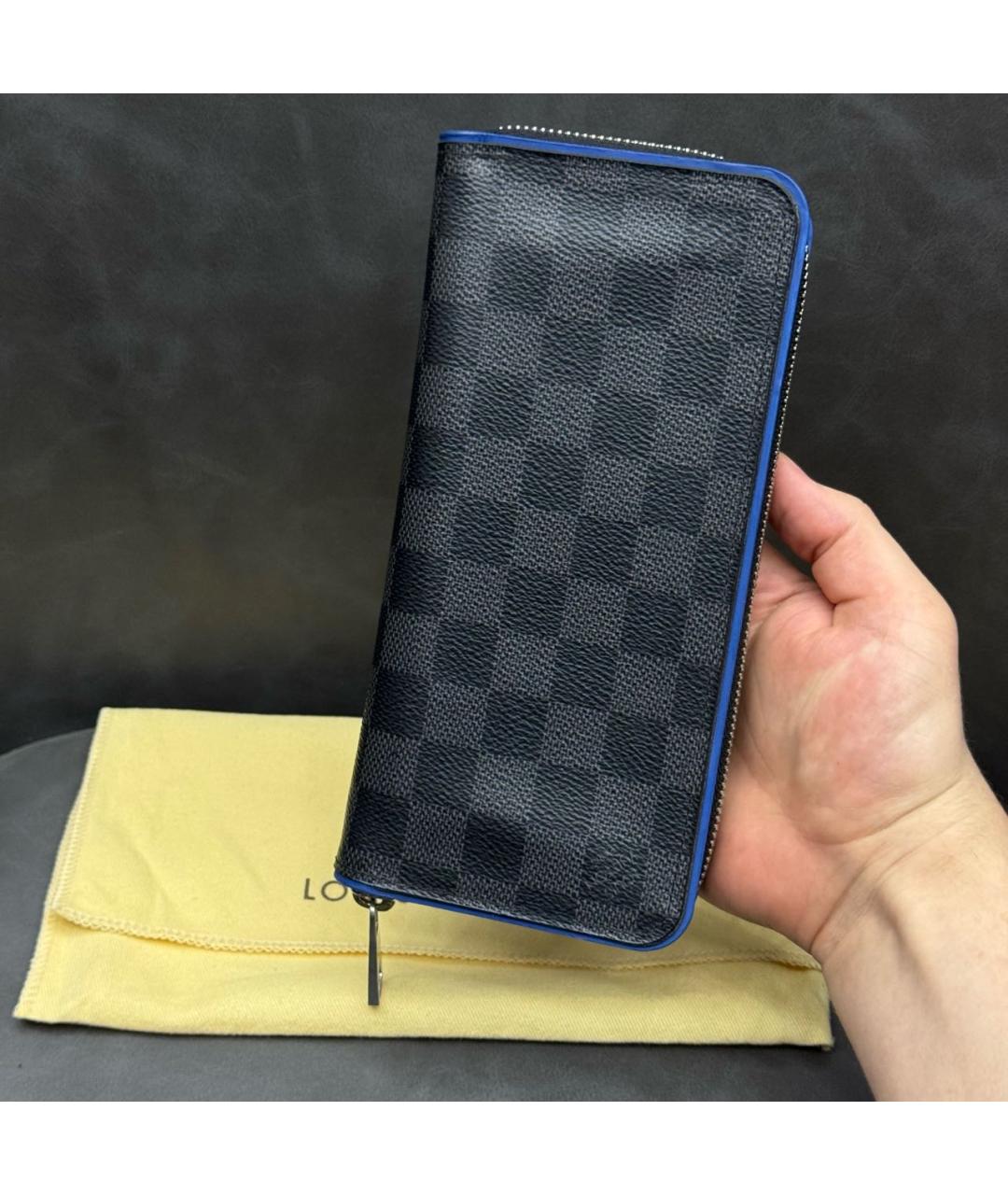 LOUIS VUITTON Темно-синий кошелек, фото 8
