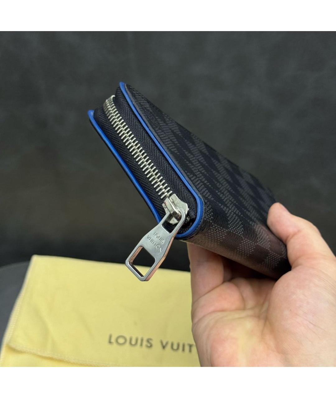LOUIS VUITTON Темно-синий кошелек, фото 3