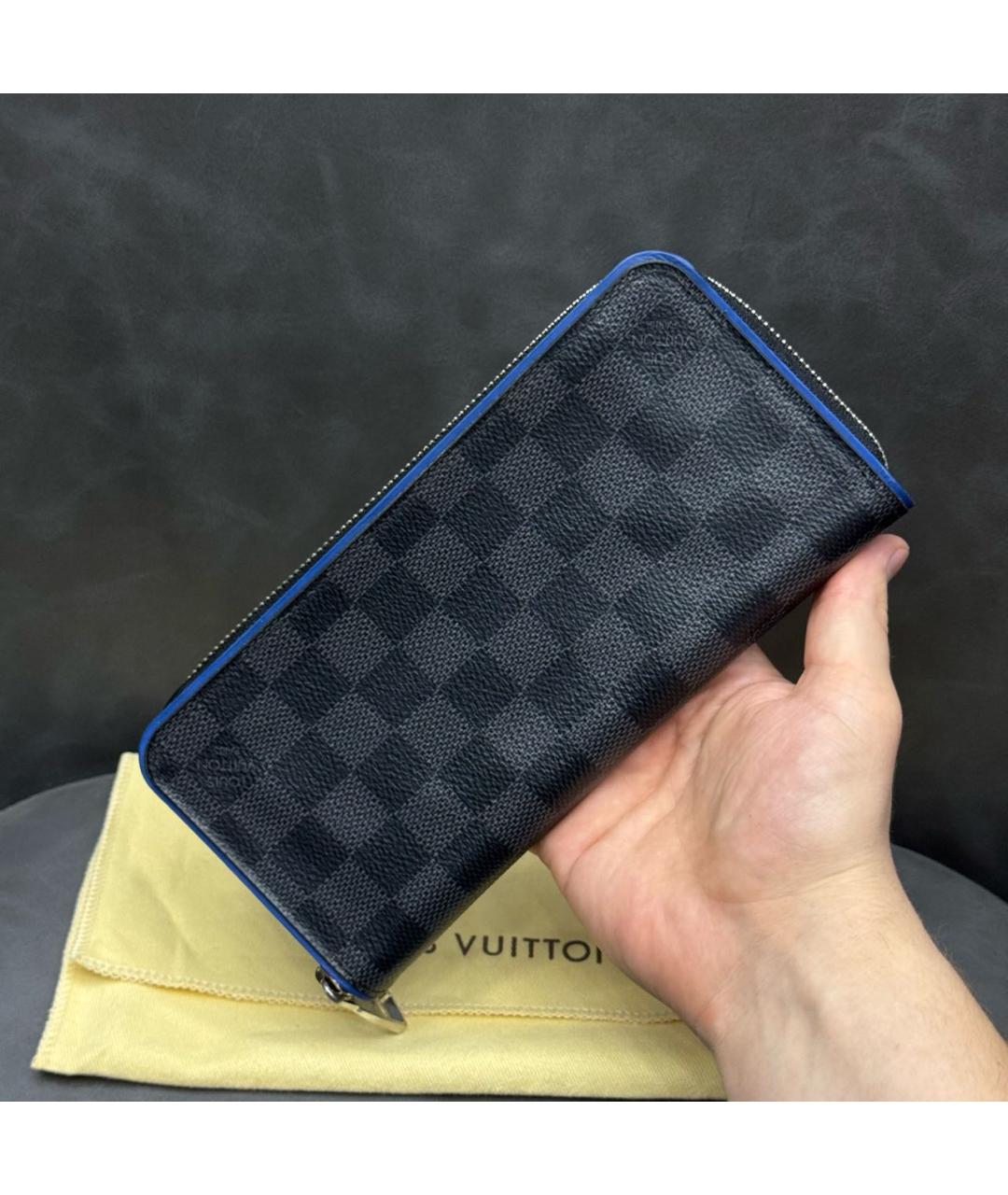 LOUIS VUITTON Темно-синий кошелек, фото 2