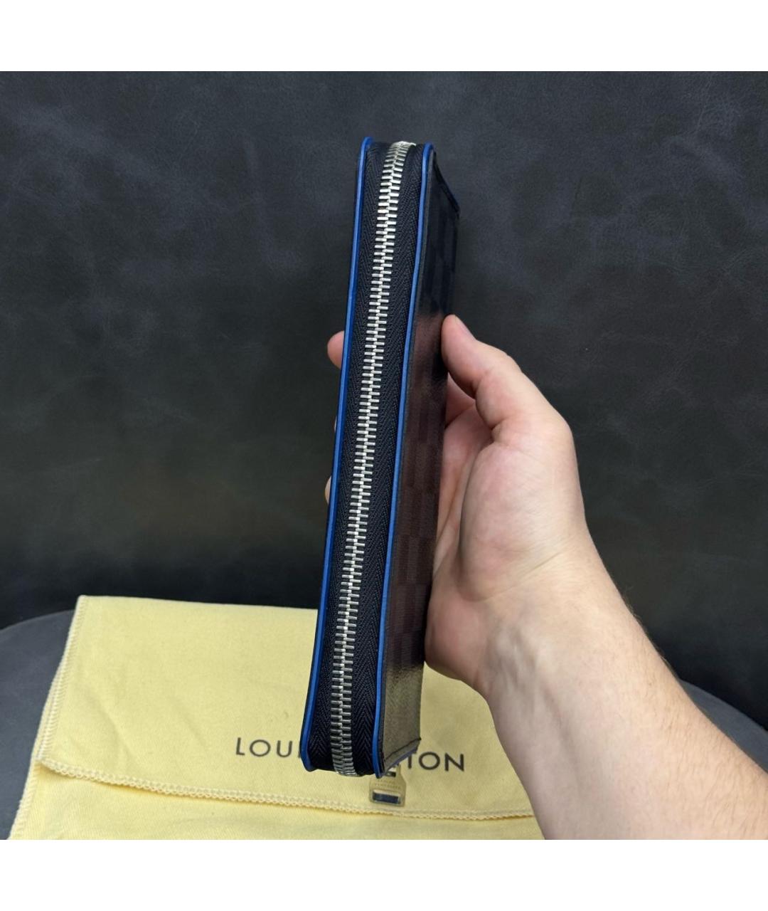 LOUIS VUITTON Темно-синий кошелек, фото 5