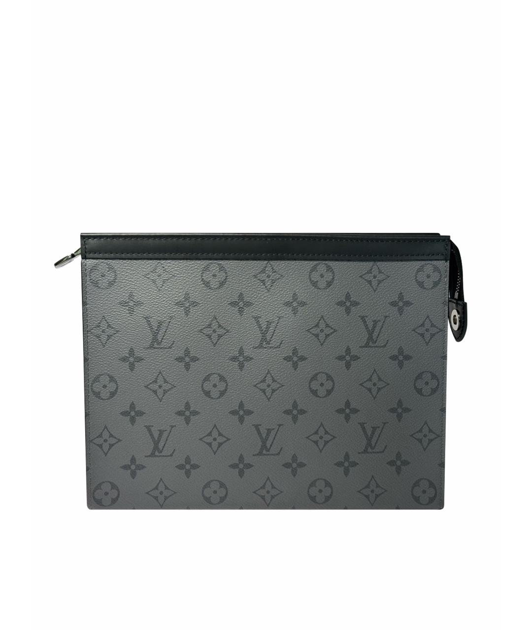 LOUIS VUITTON Антрацитовая барсетка, фото 1