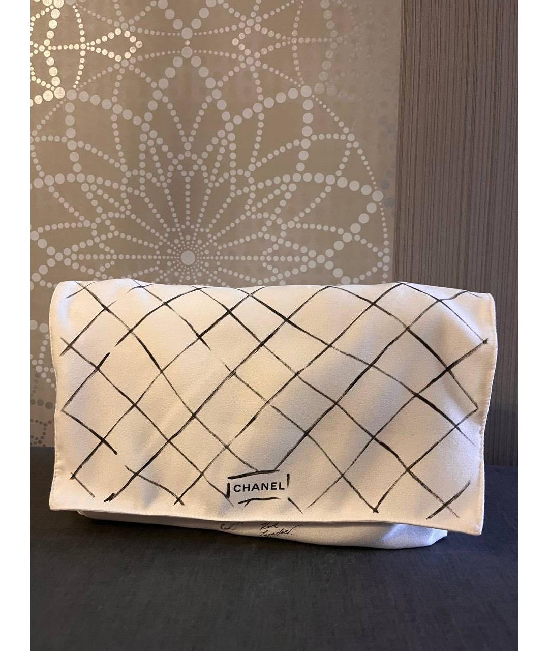 CHANEL Бежевая кожаная сумка через плечо, фото 4