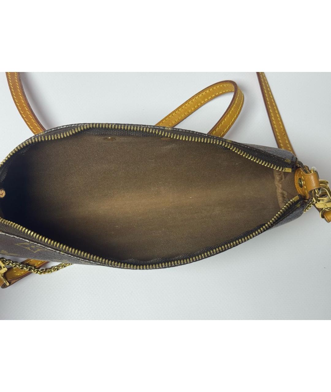 LOUIS VUITTON Коричневая сумка через плечо, фото 4